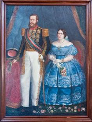 2. D. Teresa Cristina e D. Pedro II Collezione Istituto Geografico Storico di Bahia