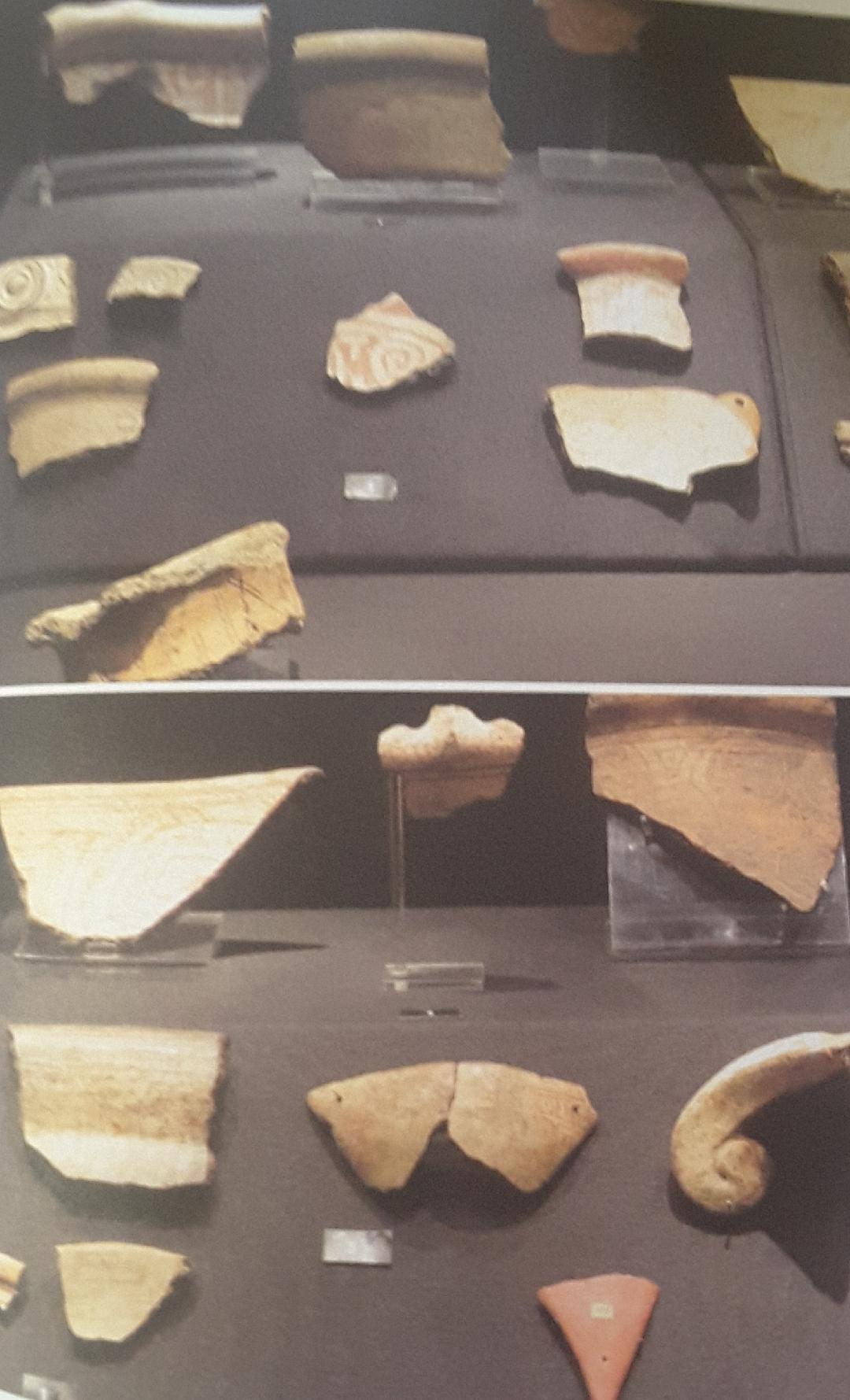 3. Frammenti oggetti arte marajoara nel Museo delle Civiltà Roma
