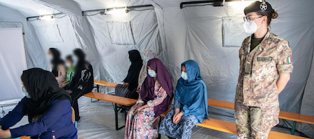 L’accoglienza italiana agli afghani